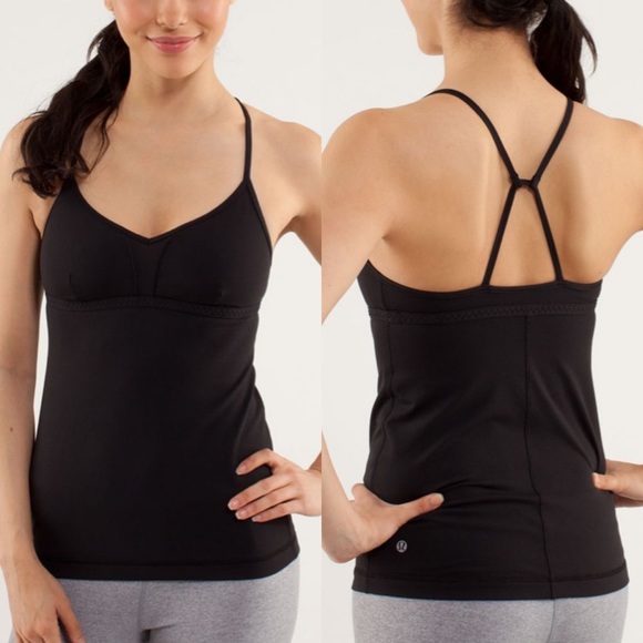 lululemon athletica Tops - Lululemon Live Lightly Tank Black Size 10